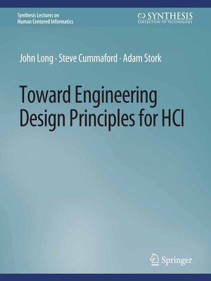 cover image of Toward Engineering Design Principles for HCI